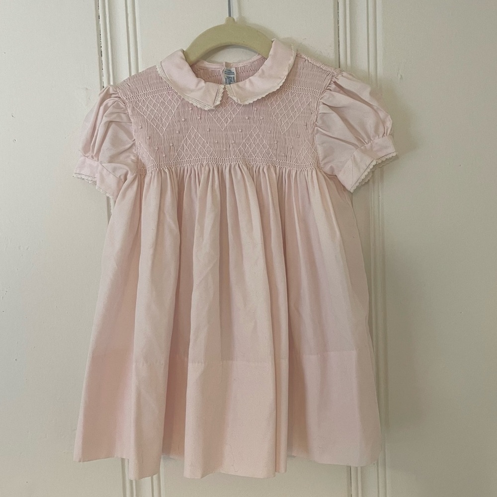 Feltman Brothers Pink Smocked Dress 2T